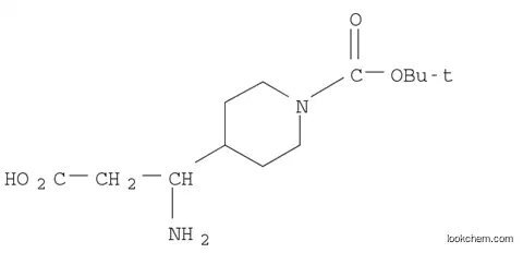 Molecular Structure of 372144-02-0 (3-AMino-3-(1-Boc-4-piperidyl)propanoic Acid)